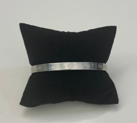 Brazalete acero árbol