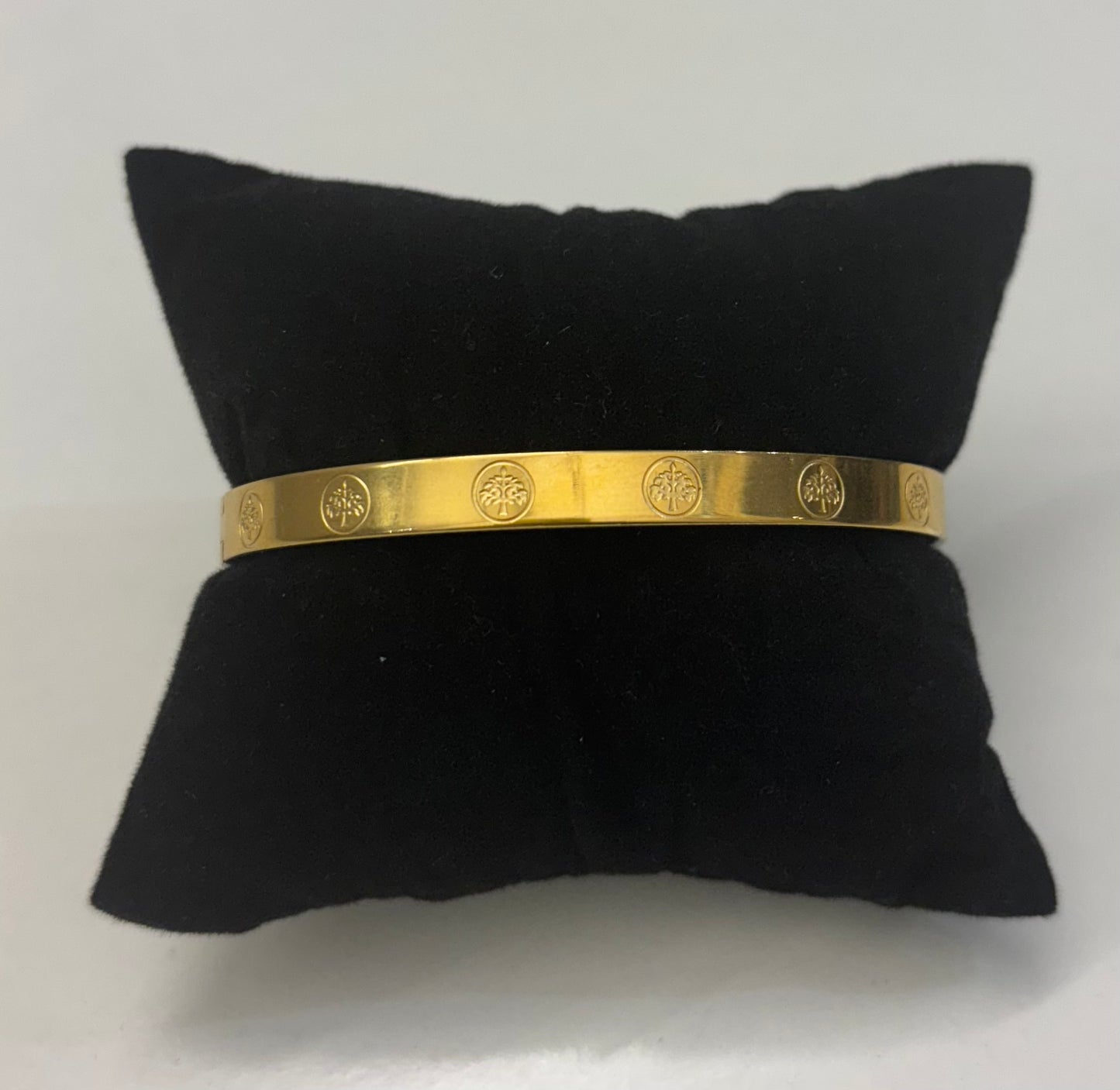 Brazalete acero árbol